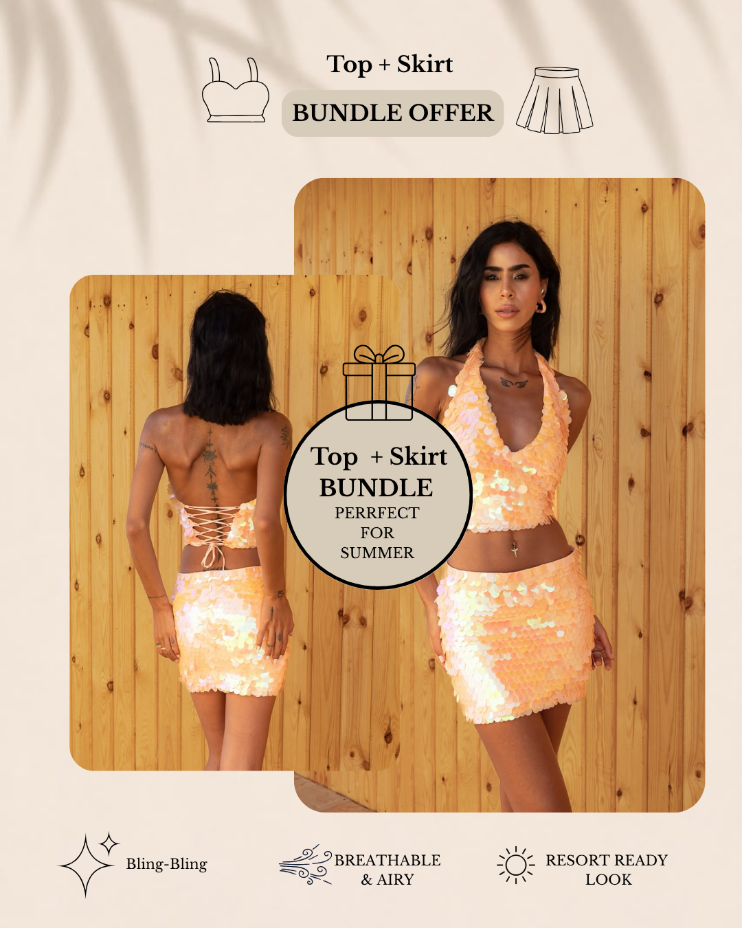 Sequins Bundle Set II - (2 Pieces)