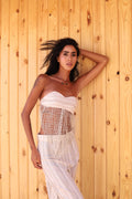 Linen Cascade Top I